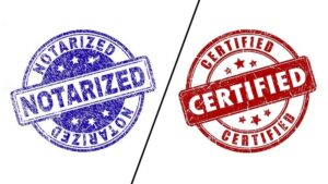 CERTIFIED & NOTARISED TRANSLATION 