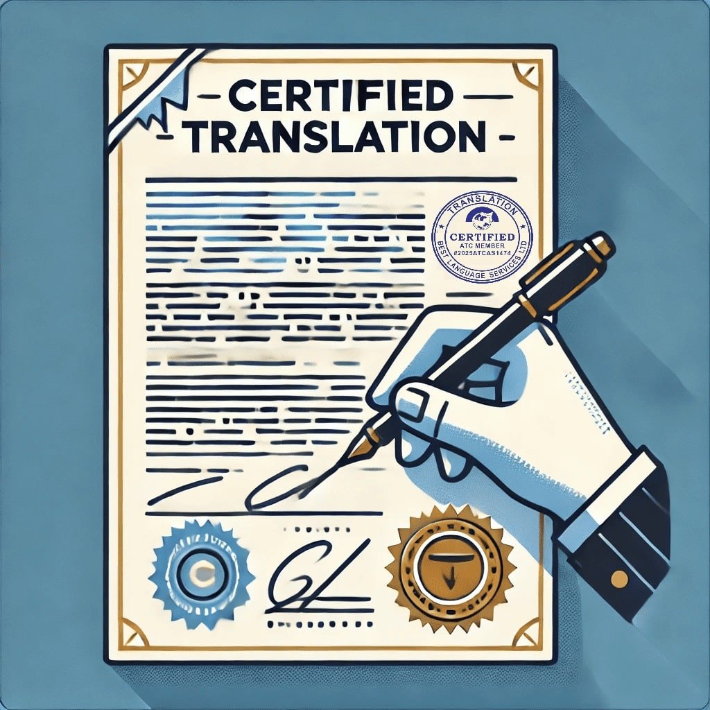 Certified Translation Services By Best Language Services Ltd.