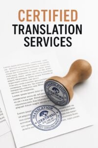 Certified Translation Services Sample by Best Language Services Ltd.