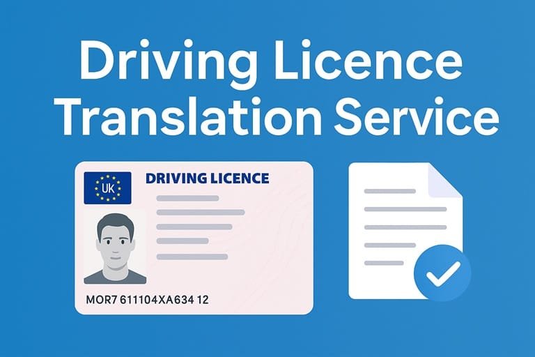 Driver's licence international translation services by Best Language Services Ltd.