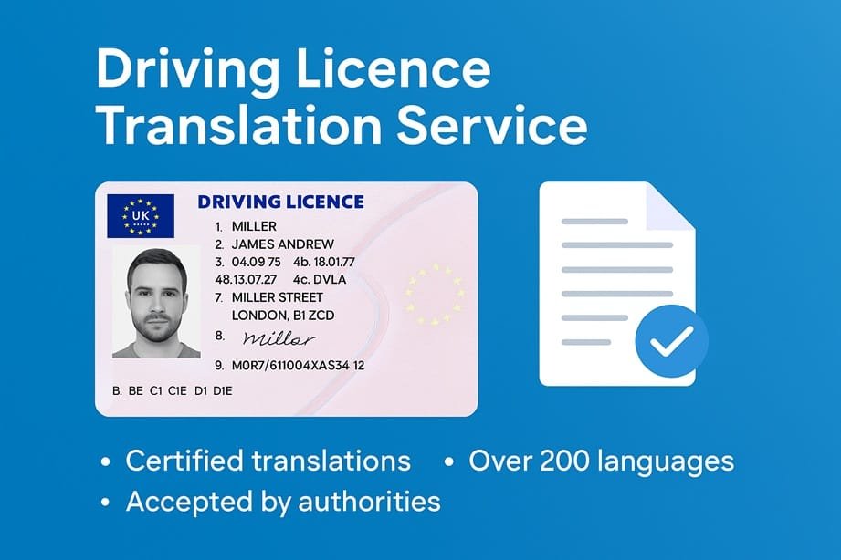 driving Licence Translation Services by Best Language Services Ltd.